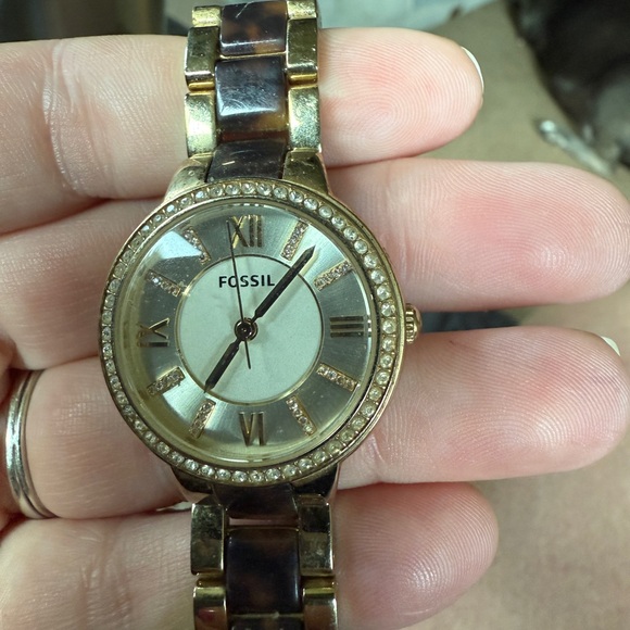 Fossil Gold and Brown Women's Watch - Picture 5 of 12